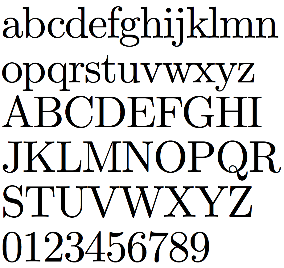 Times New Roman Font Style