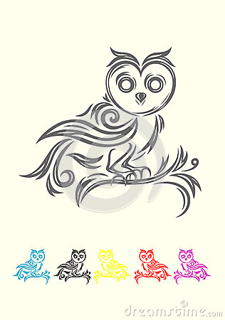 Tribal Owl Tattoo Designs