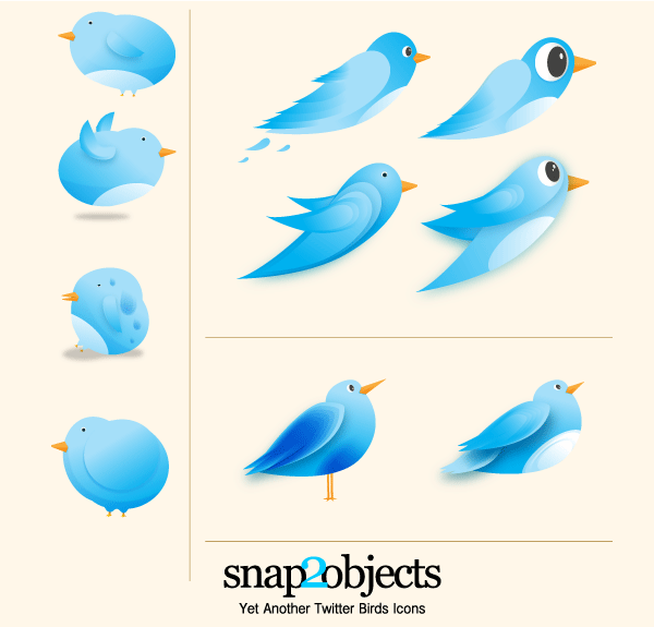 Twitter Bird Icon Vector