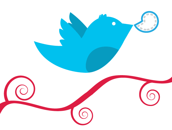 Twitter Bird Vector Free Clip Art