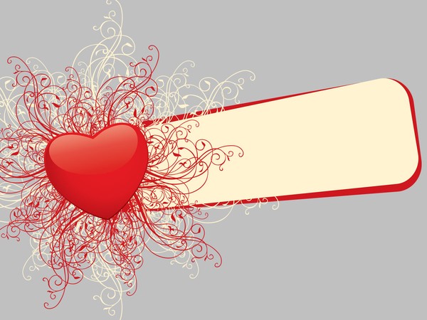 Valentine Heart Banner Template Valentine Heart Banner Template