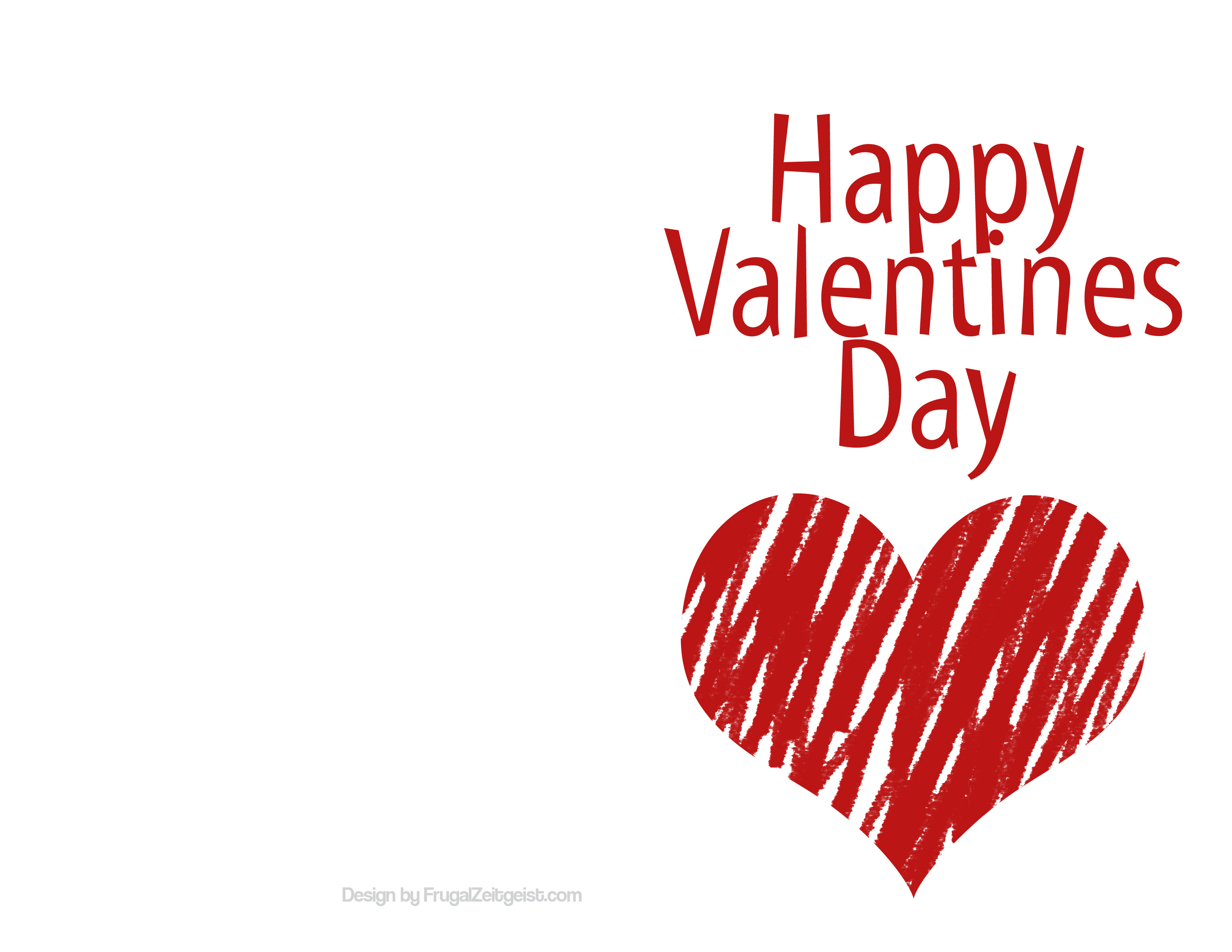 12 Simple Valentine Vectors Images - Simple Valentine&rsquo;s Day Card