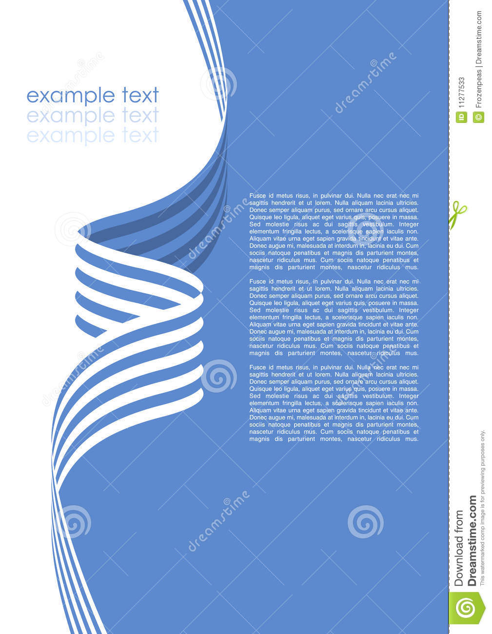 Vector Brochures Templates