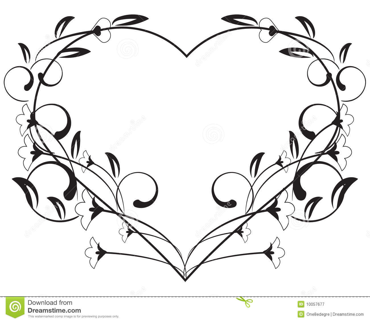 Vector Line Art Frames