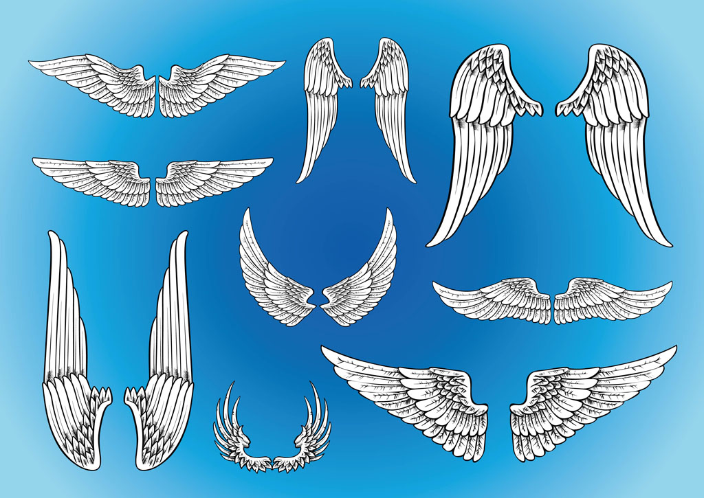 Vector Wings Free Clip Art