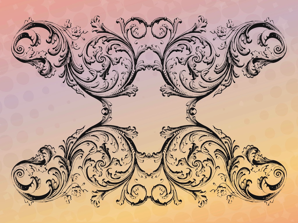 Vintage Flourish Vector Vintage Flourish Vector
