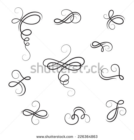 Vintage Hand Drawn Flourish Vintage Hand Drawn Flourish
