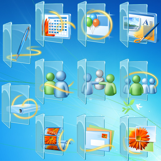 Windows 7 Folder Icons Windows 7 Folder Icons