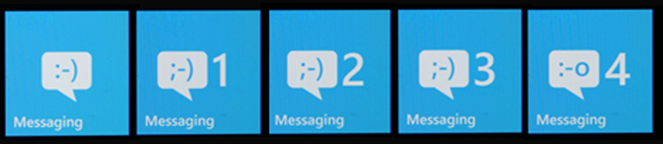 Windows Phone Message Icon