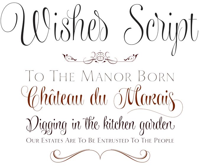 Wishes Script Font