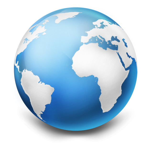 World Globe Icon Transparent Background