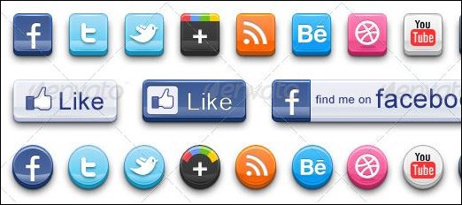 YouTube Social Media Button YouTube Social Media Button