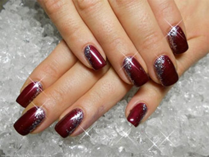 2015 New Year Nail Art Design