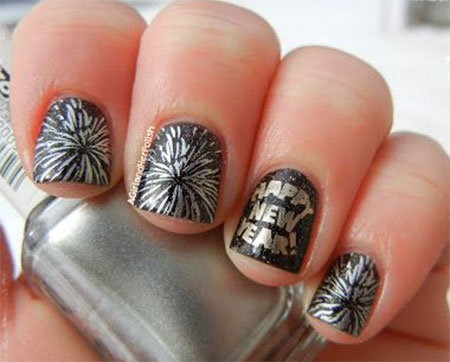 2015 New Year Nail Designs