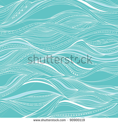 6 70s Wave Pattern Vector Images