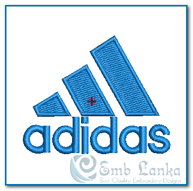 Adidas Logo Embroidery Design