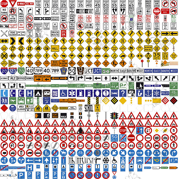 All Traffic Road Signs