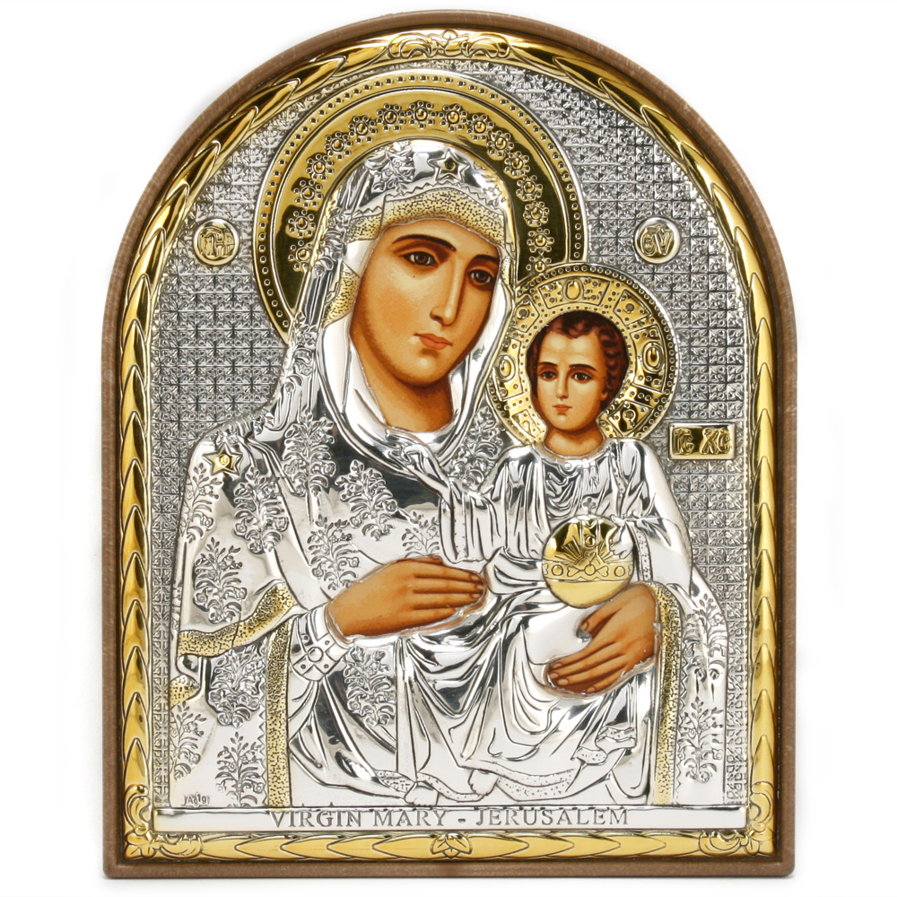 Ancient Byzantine Icons the Holy Virgin Mary