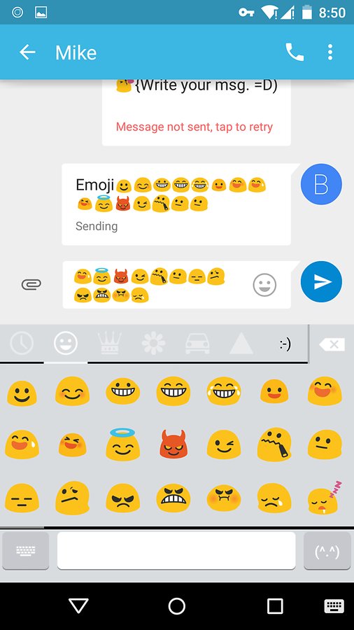 Android Emoji Emoticons