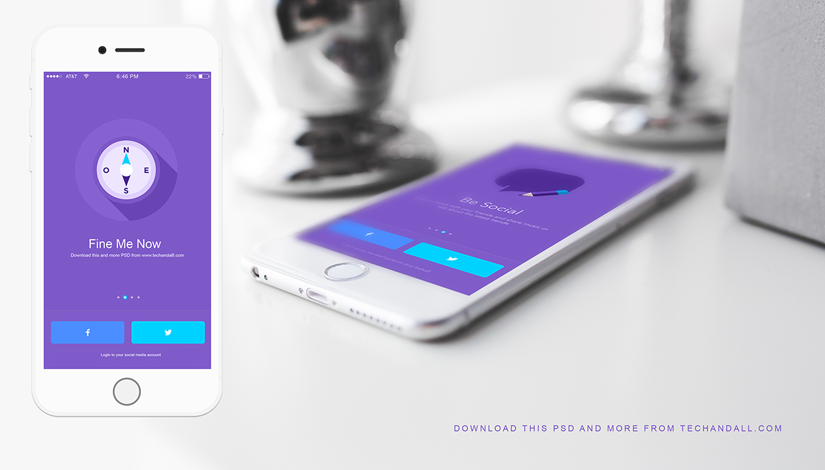 App Showcase Mockup PSD