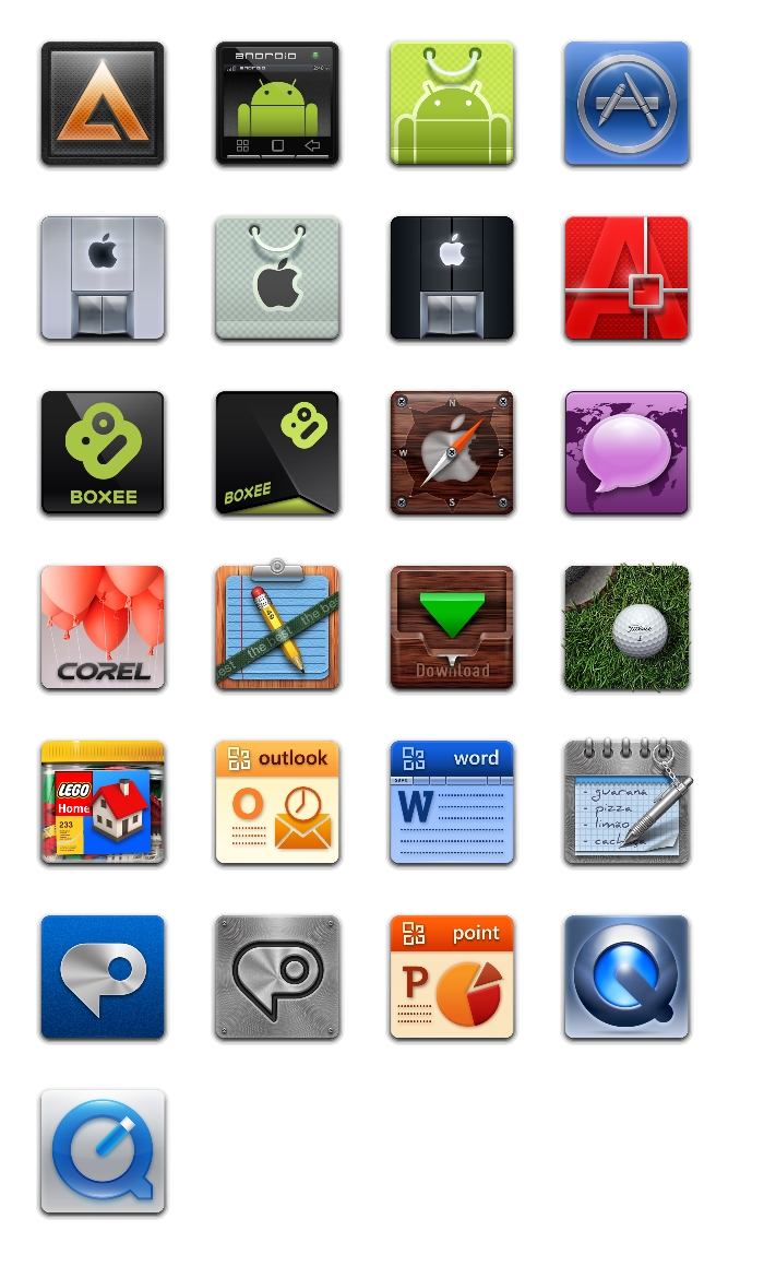 Application Software Icons