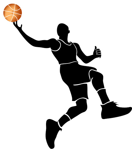 Basketball Player Vector Art