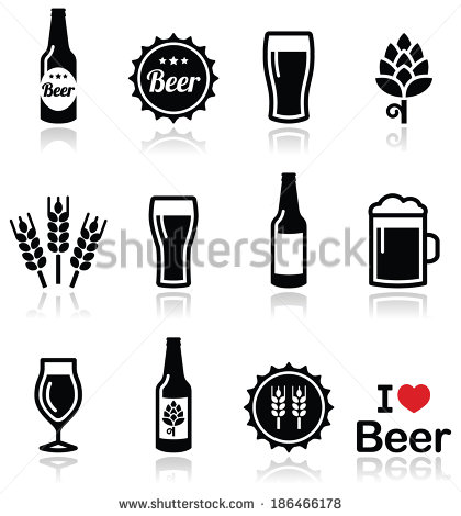 Beer Bottle Vector Art