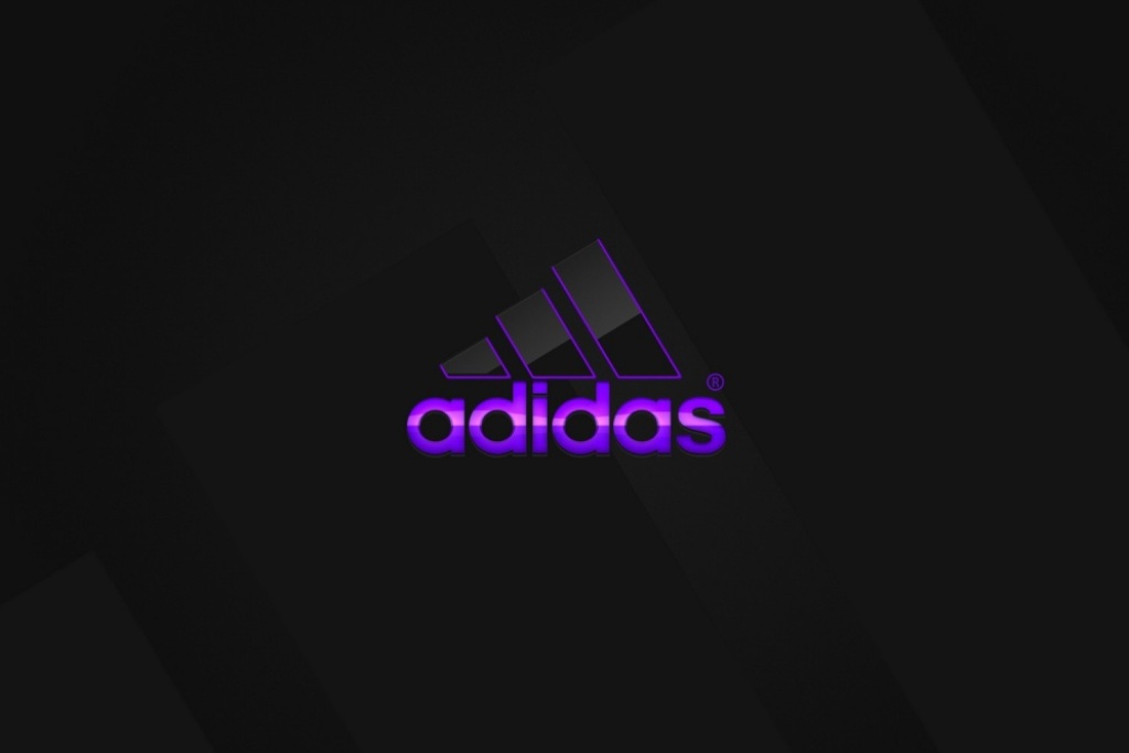Black Adidas Logo Design