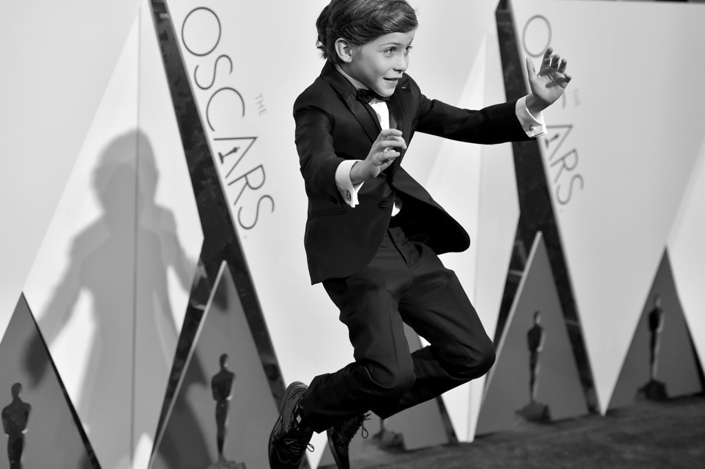 Black and White Jacob Tremblay