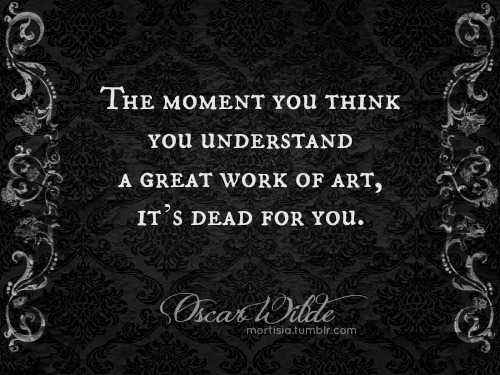 Black and White Oscar Wilde Quote