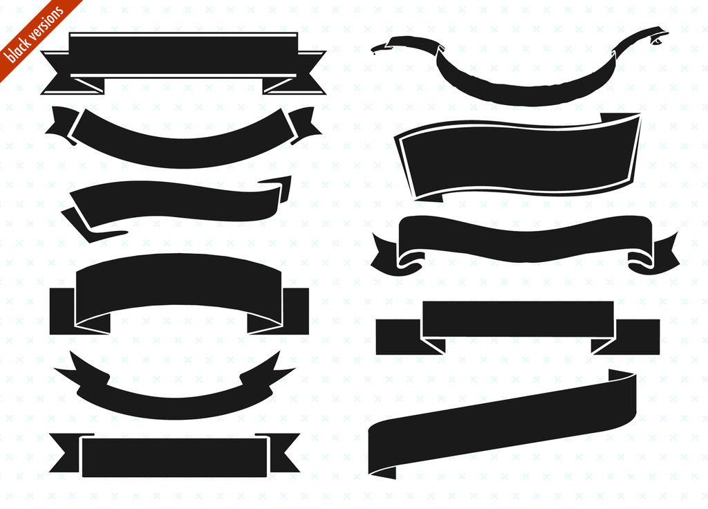 Black Ribbon Banner Black Ribbon Banner
