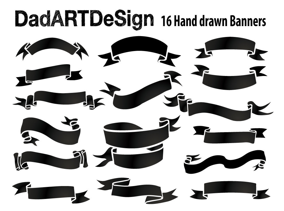 Blank Ribbon Banner Blank Ribbon Banner