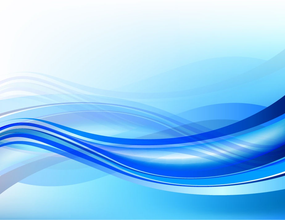 Blue Abstract Wave Vector