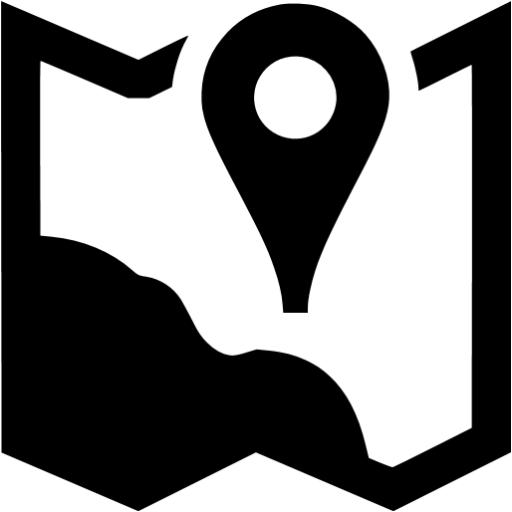 Blue Map Marker Icon