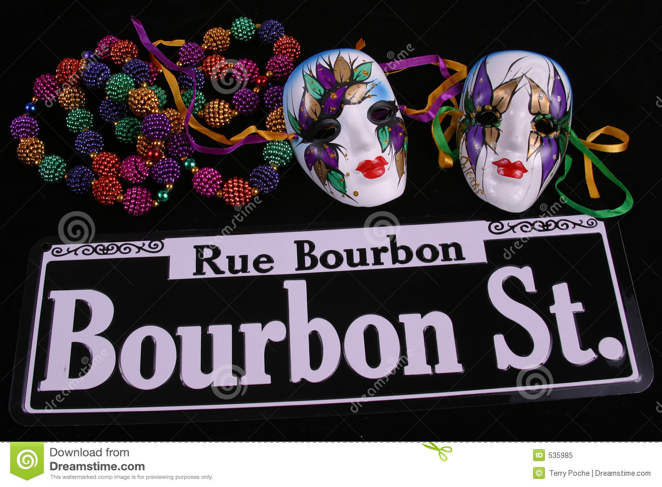 Bourbon Street Sign