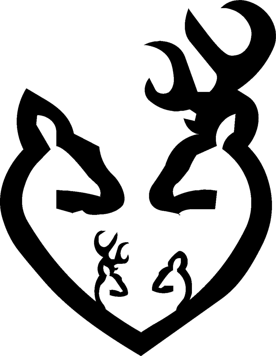 Browning Deer Heart Logo