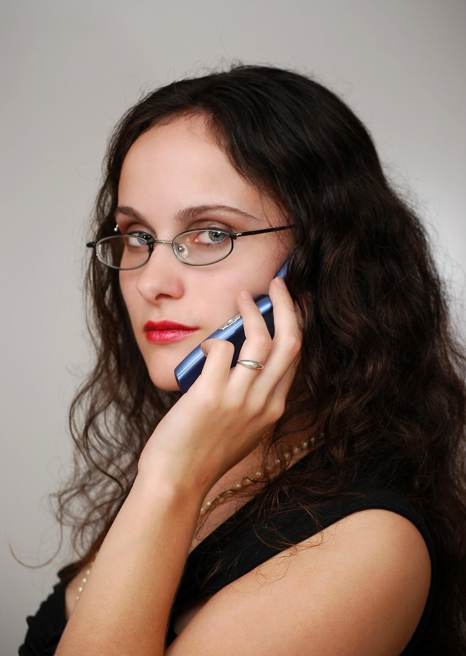 Businesswoman Talking On Cell Phone Businesswoman Talking On Cell Phone