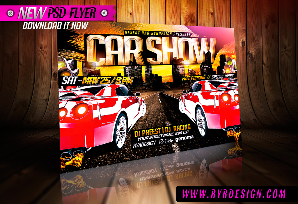 Car Show Flyer Templates Free
