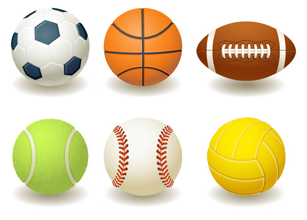 Cartoon Sports Balls