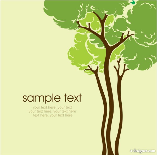 Cartoon Tree Vector