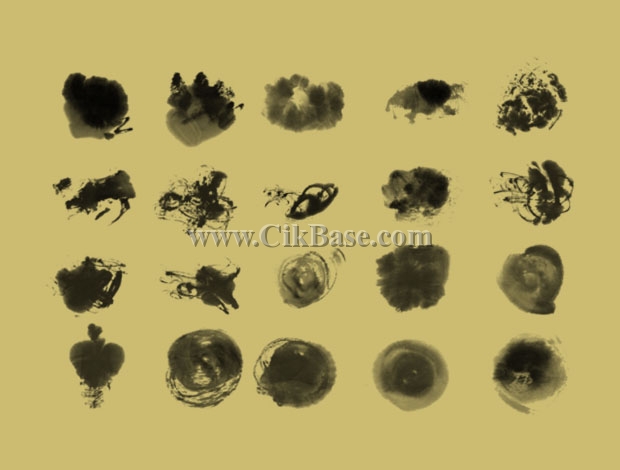 Chinese Brush Painting Dots