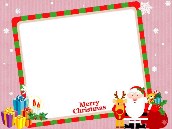 Christmas Frame Template