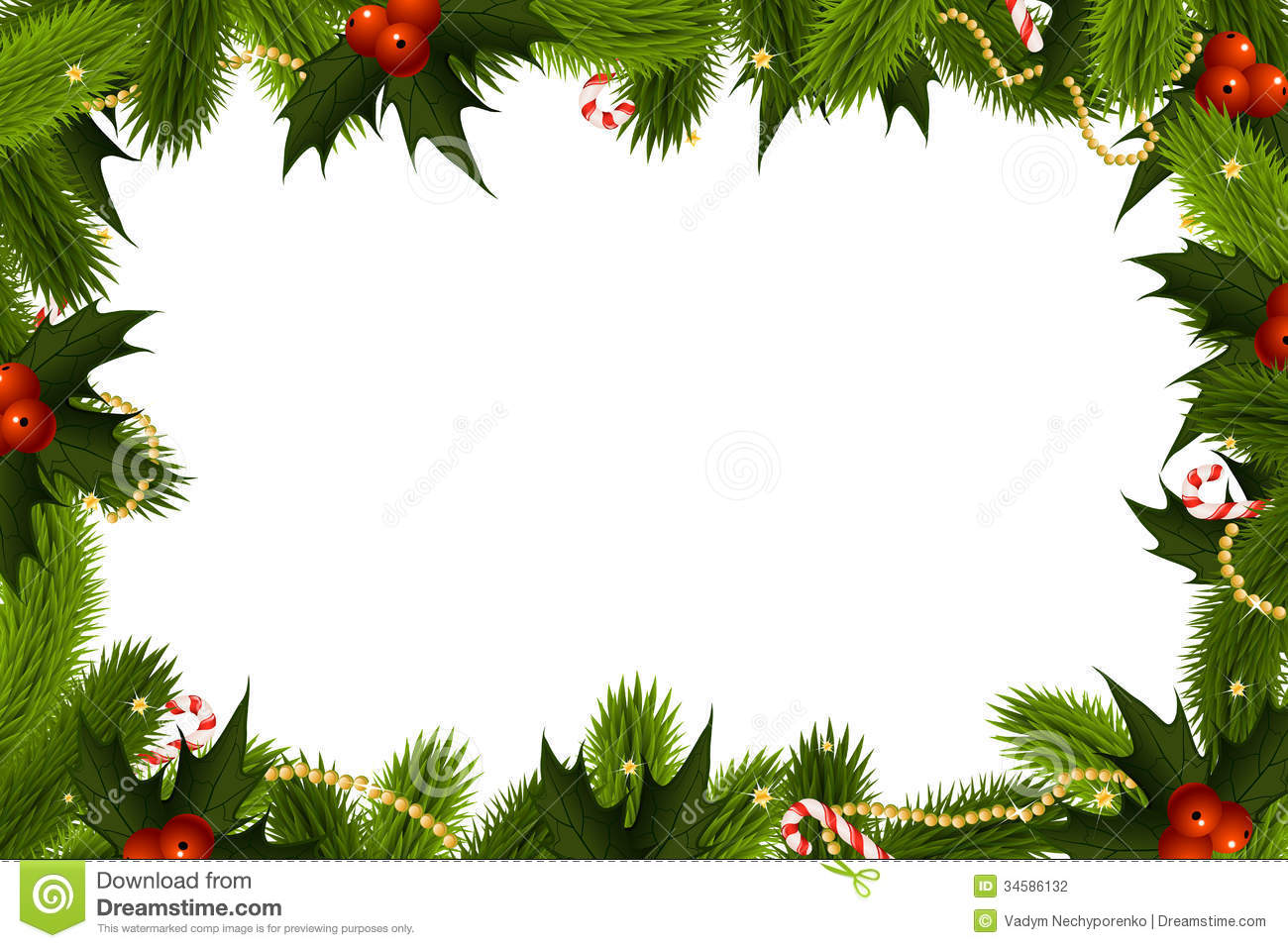 Christmas Frame Template