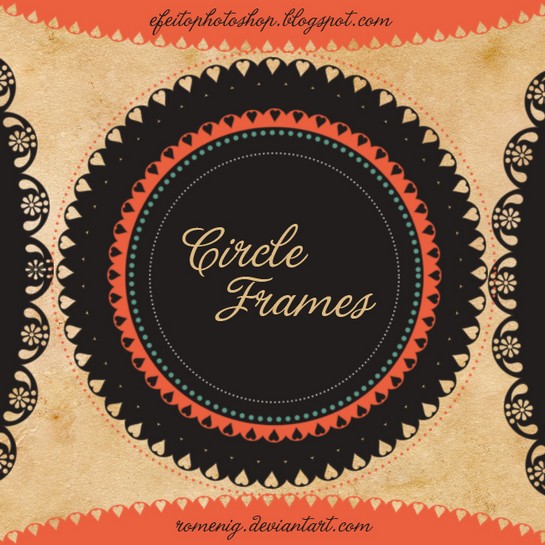 Circle Frame Brush Photoshop