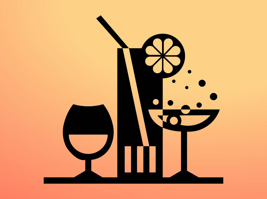 Cocktail Vector Icon