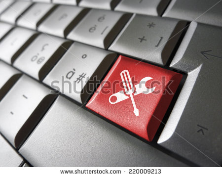 Computer Security Key Icon