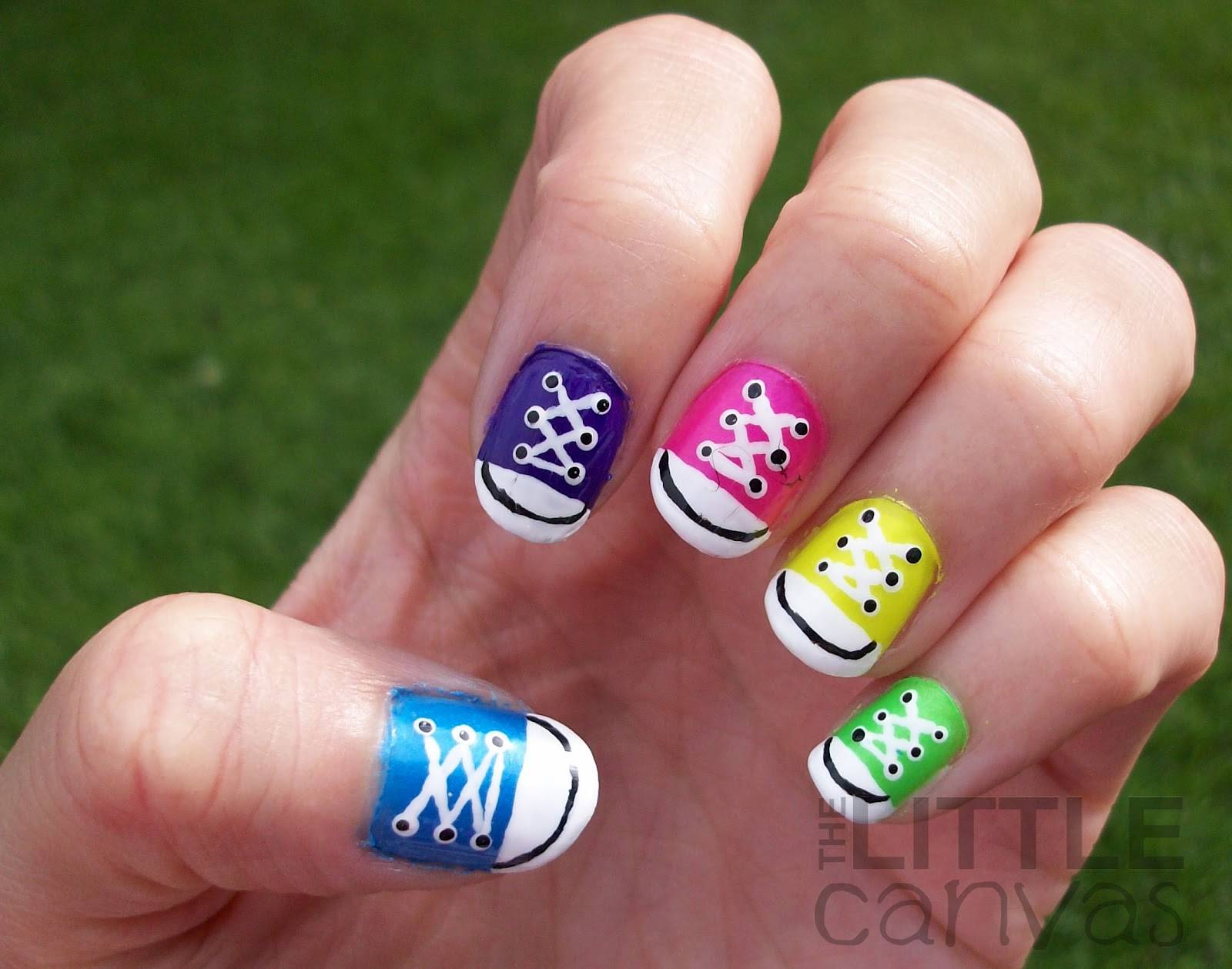 Converse Nail Art