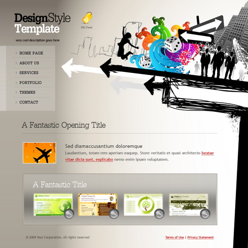Creative Website Design Template