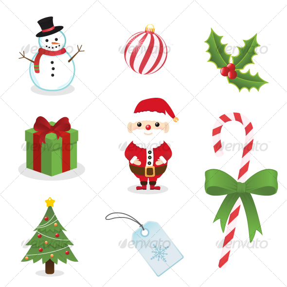 8 Winter Holiday Icons Images