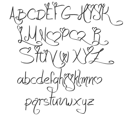 Cute Font Letters Alphabet Cute Font Letters Alphabet